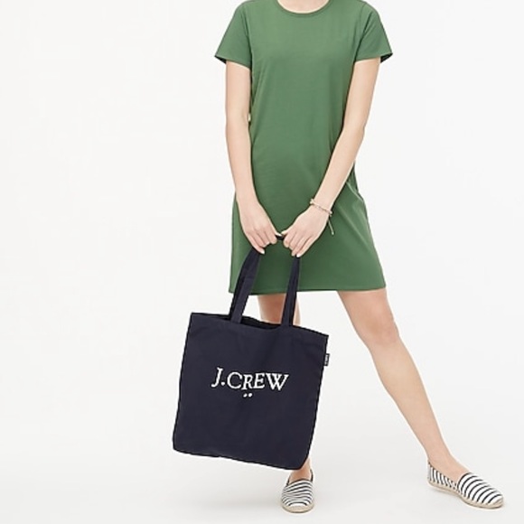J. Crew LOGO Reusable Everyday Tote Bag - Picture 4 of 4